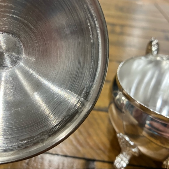 Vintage | Elegance | Silver Plated Sugar and creamer set - Picture 13 of 14